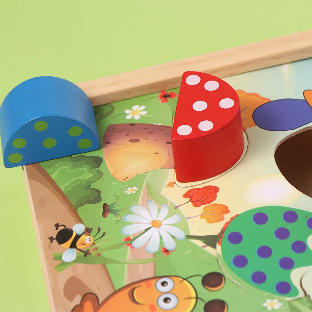 Jigsaw Color Shape Sorting Box Early Education Colorful Matching Blocks Children's Kids Gift