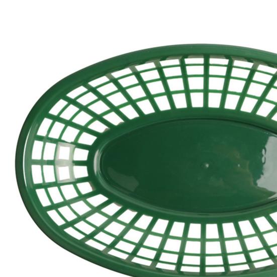 12Pcs Lagerung Korb Hohl Design Geschirr Kunststoff Brot Fast-Food Snack Platte für Hause