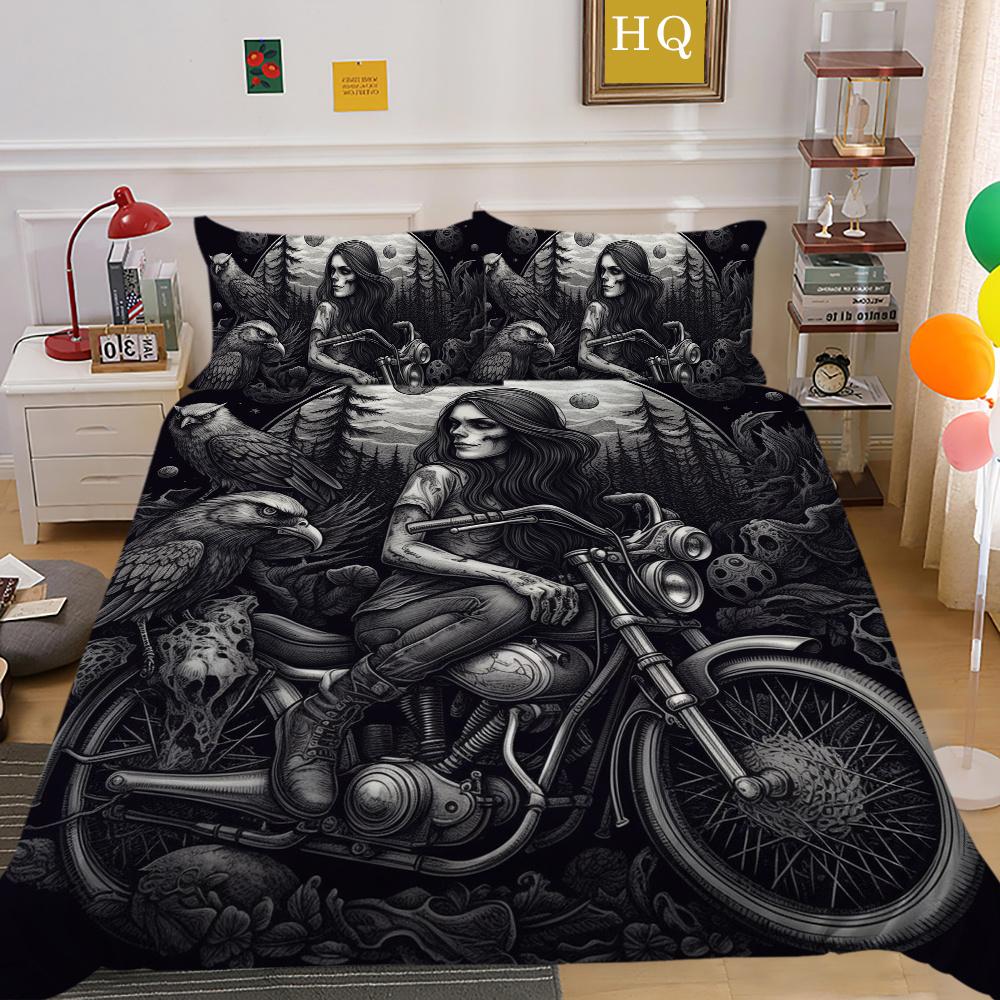 Hot Sale Duvet Cover Set Woman Man Bedding Suit Single Double Size Microfiber Home Bedclothes Bedroom Decor