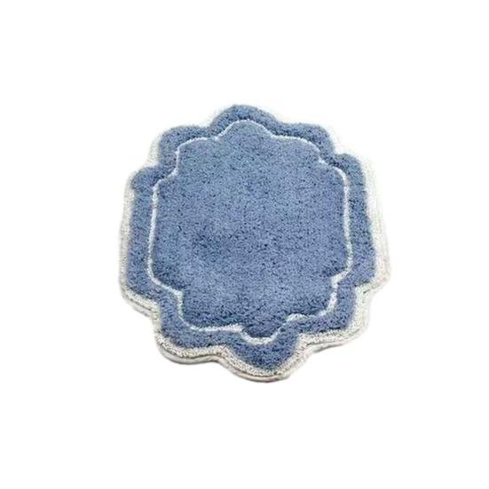 Bathroom Rug Soft Absorbent Plush Floor Mat Anti-Slip Bath Rug Quick Dry Machine Washable Long Mat for Bathroom Tub Sink Toilet