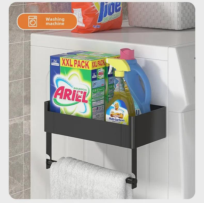 Magnetický kuchyňský stojan bez děrování: Vícevrstvé, pevné a nosné úložné systémy s tyčemi.