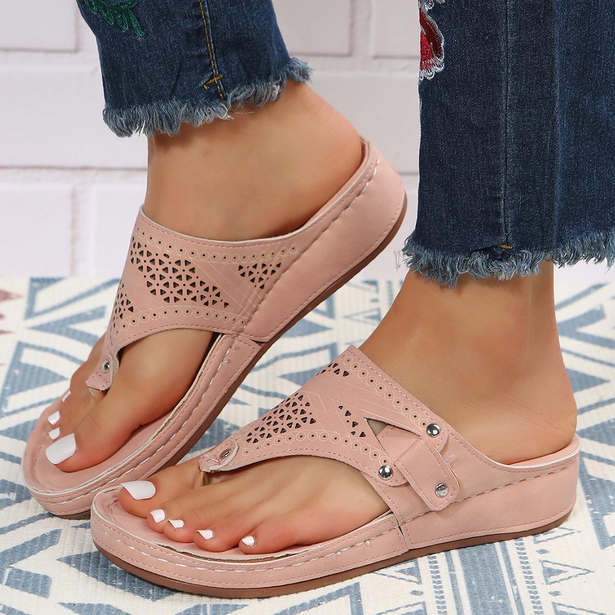 

Item number D51 Juti 2021 summer women s shoes foreign trade large size Amazon eBay43 size flat-soled laser sandals 43 розовый