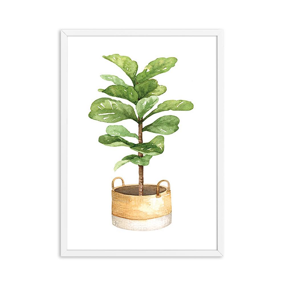 Kaktus-Grün-Poster, botanisches Monstera-Blatt, Leinwandgemälde, Drucke, Zimmerpflanze, Wandkunst, Bilder für Wohnzimmer, Heimdekoration