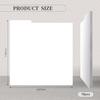 10 pcs Vinyl Record Dividers 7.9 Inches White Double-Side Plastic Record Organizer for 7 Inch Vinyl DVD Record Organization
