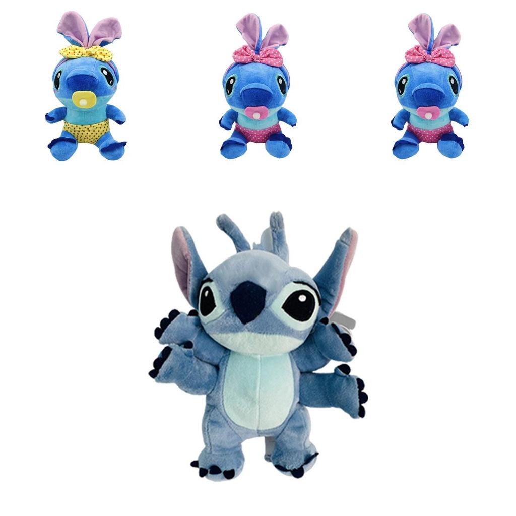 Soft Stuffed Animal Plush Toy Doll Lilo Stitch Kids Xmas Birthday Gift 25cm