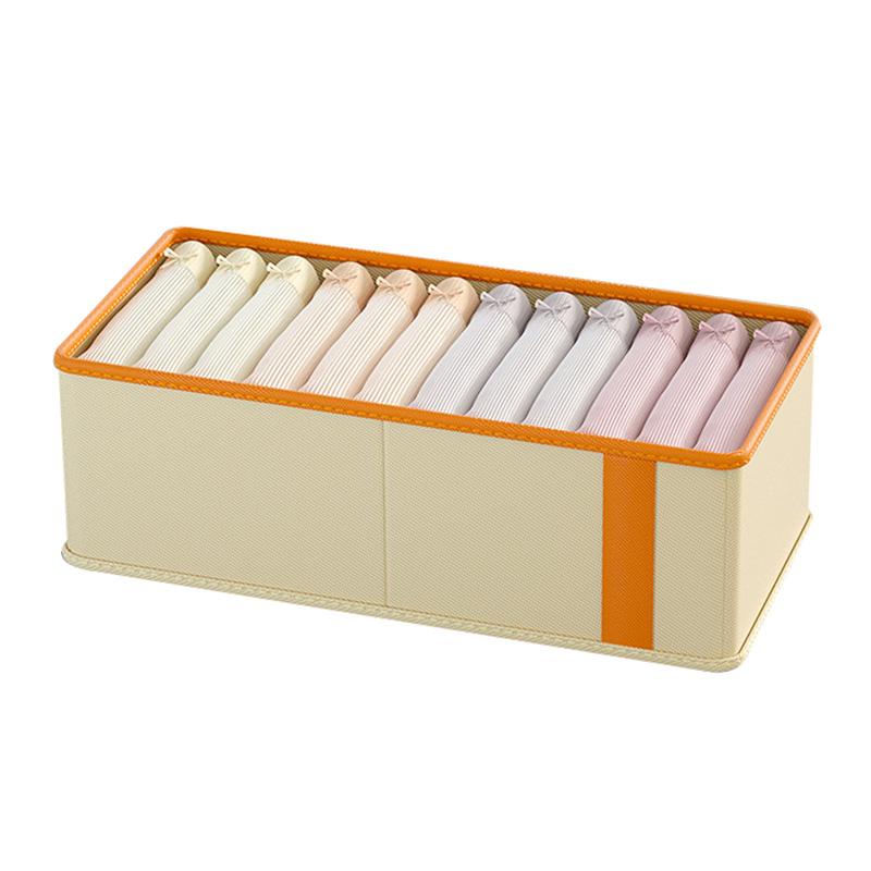 Wardrobe Storage Box Cationic PP Board + Oxford Cloth Foldable Organizer Case, Size S B