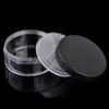 50g Plastic Empty Loose Powder Jar Makeup Puff Box Sifter Container Cosmetic Pot Portable Loose Powder Box Refillable Pot 2025