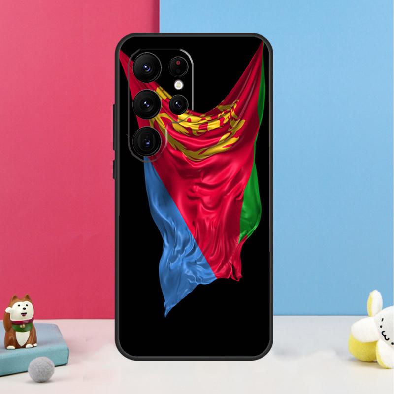 Eritrea Flag Case For Samsung Galaxy S24 S26 Ultra S20 S21 S22 S23 S25 Plus S10 S25 FE Back Cover Shell