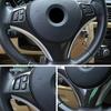 1 PCS Car Steering Wheel Trim For BMW 3 Series E90 E91 E92 E93 2005-2012 Car Steering Wheel Cover Decoration Frame Carbon Fiber