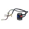 Handlebar Motorcycle Control Switches Assembly for Horn and Turn Signal Use, Replacement Part with Harness