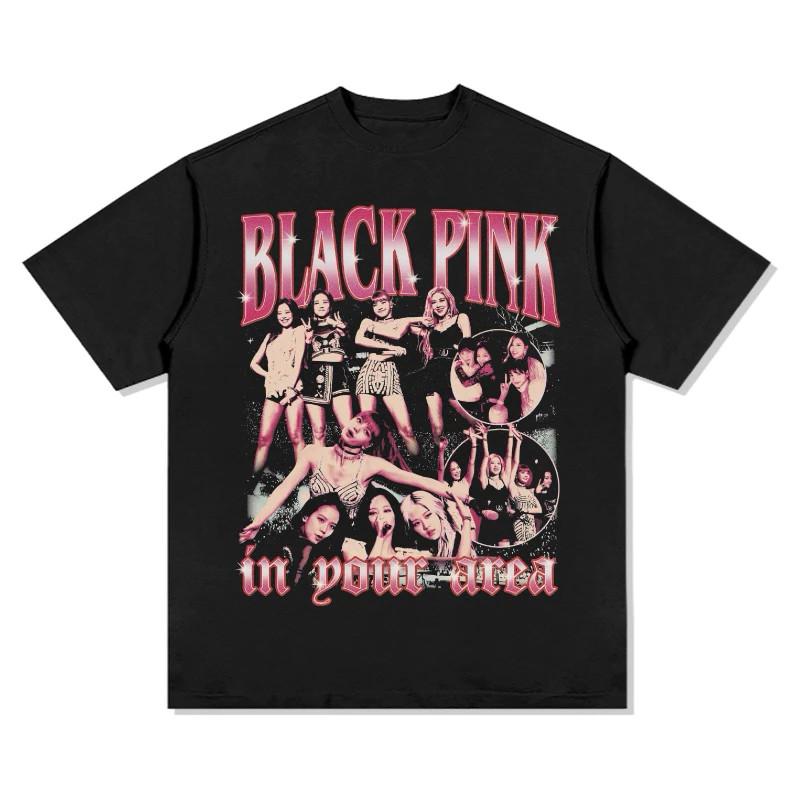 Blackpink Bootleg TShirt Vintage Kpop Tee Unisex All Size S4XL Unisex T-Shirt L