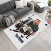 Mbappe Customize Your Name Floor Rug Office Rug Suitable for Foyer Balcony Outdoor Playrooms Antislip Carpet Anime Office Decor
