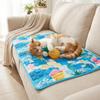 Breathable Dog Cooling Pad Soft Dog Sleeping Mat Cartoon pattern Cat Nest Bed  Dog Crate