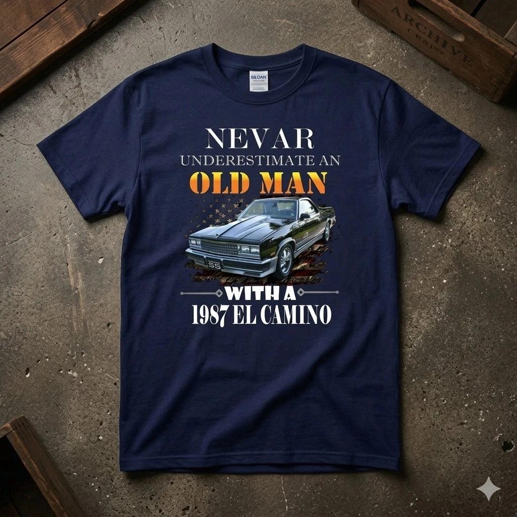 1978-1987 El Camino T Shirt Classic G Body Chevy Tee XXXL