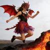 Dragon Wing Mask and Tail Set Dinosaur Cosplay Set for Kids Girls Boys Halloween Dragon Costumes for Theme Party Decor
