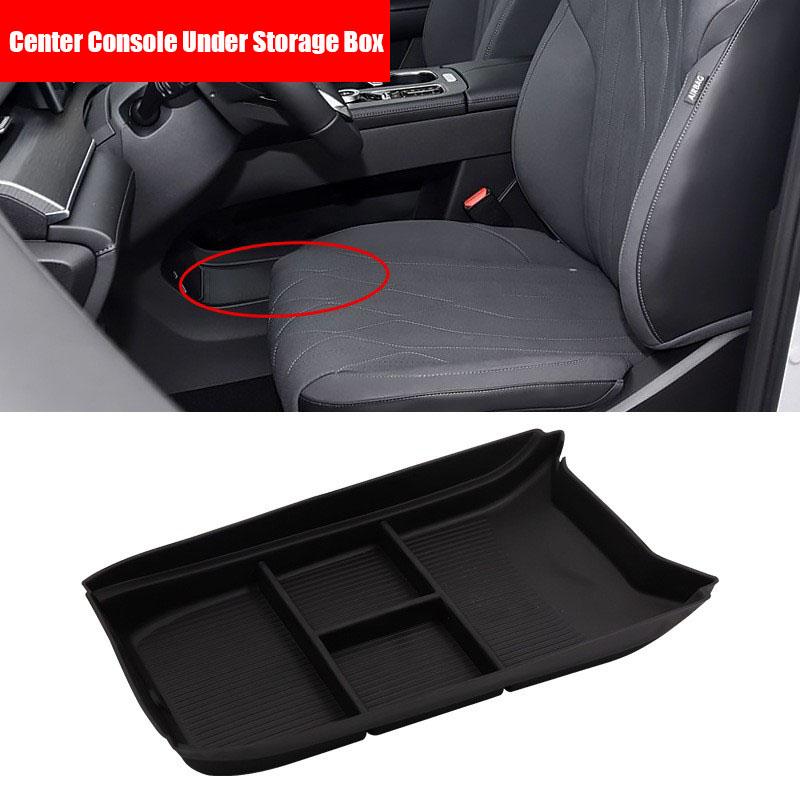 For Chery Ebro S800 Tiggo 8 Phev Center Console Under Storage Box Tpe Tray Car Interior Organizer Stowing Tidying
