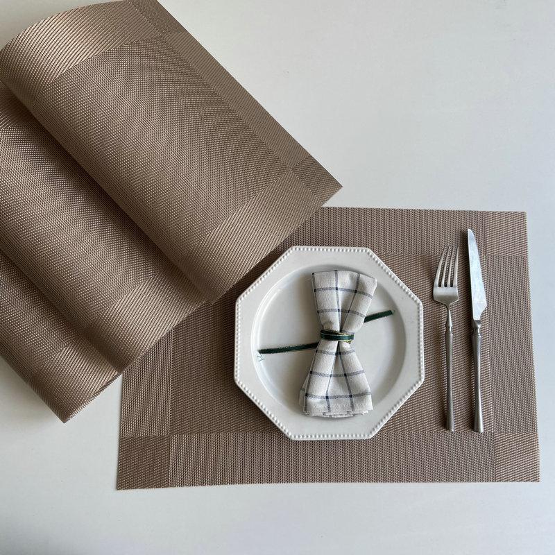 Dining Table Insulation Mat Luxurious High End Western Style Dining Mat Heat Resistant Mat Table Mat Plate Bowl Mat Desktop Mat