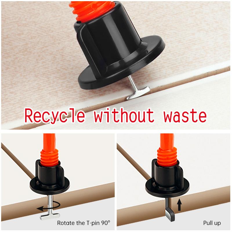 1pcs Positioner, Tile Leveler, Adjuster, Floor Tile, Wall Tile Divine Tool, Cross Plastic Clip, Tile Leveler