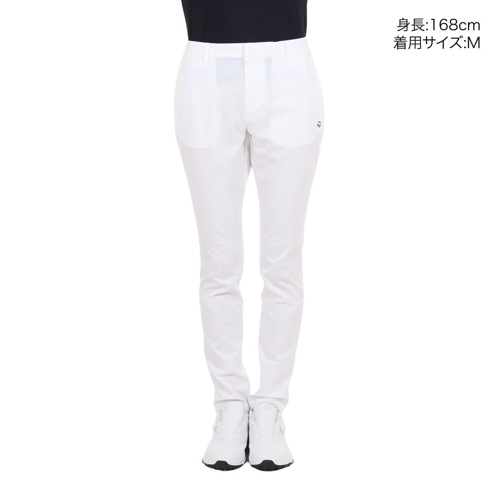 TaylorMade Texbridge Basic Tapered Pants, White, Size XS, Women's Golf Pants, 2023FW, TL151
