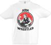 Arm Wrestler Kids Boys T-Shirt Over The Gym Pump Top Wrestling Arm Wrestling-