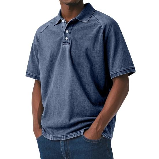 

Men Button Holiday Shirt Short Sleeve Turndown Collar Tee Casual Stylish Loose Fit Shirt for Summer Beach Travel Daily Wear S