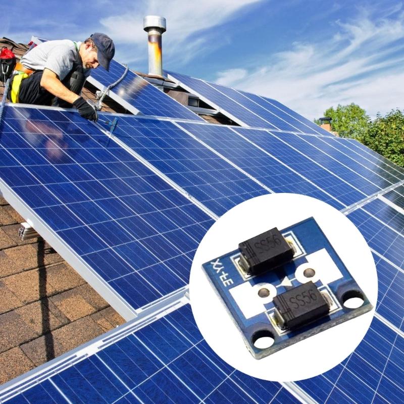 5Pcs Constant Current Power Module 60V 10A Solar Battery Charging Board Anti-reverse Irrigation Diode Power Module
