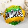 Plants Vs Zombies Adventure Outdoor Automatic Umbrella Compact & Durable 8-Rib Design Durable Plastic & Iron Travel Essential Elegant Umbrella