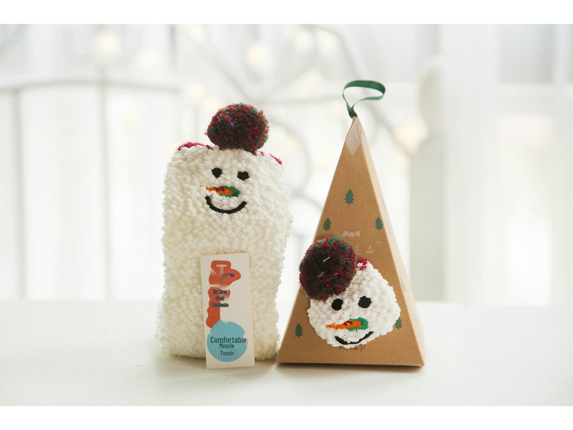 

Japanese Christmas Market Coral Fleece Cartoon Embroidered Women s Cozy Socks Without Box