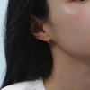 [Worn by Chae Soo-bin, Won Jin-ah][D.silver925] Ringlet Mini One-Touch Earrings