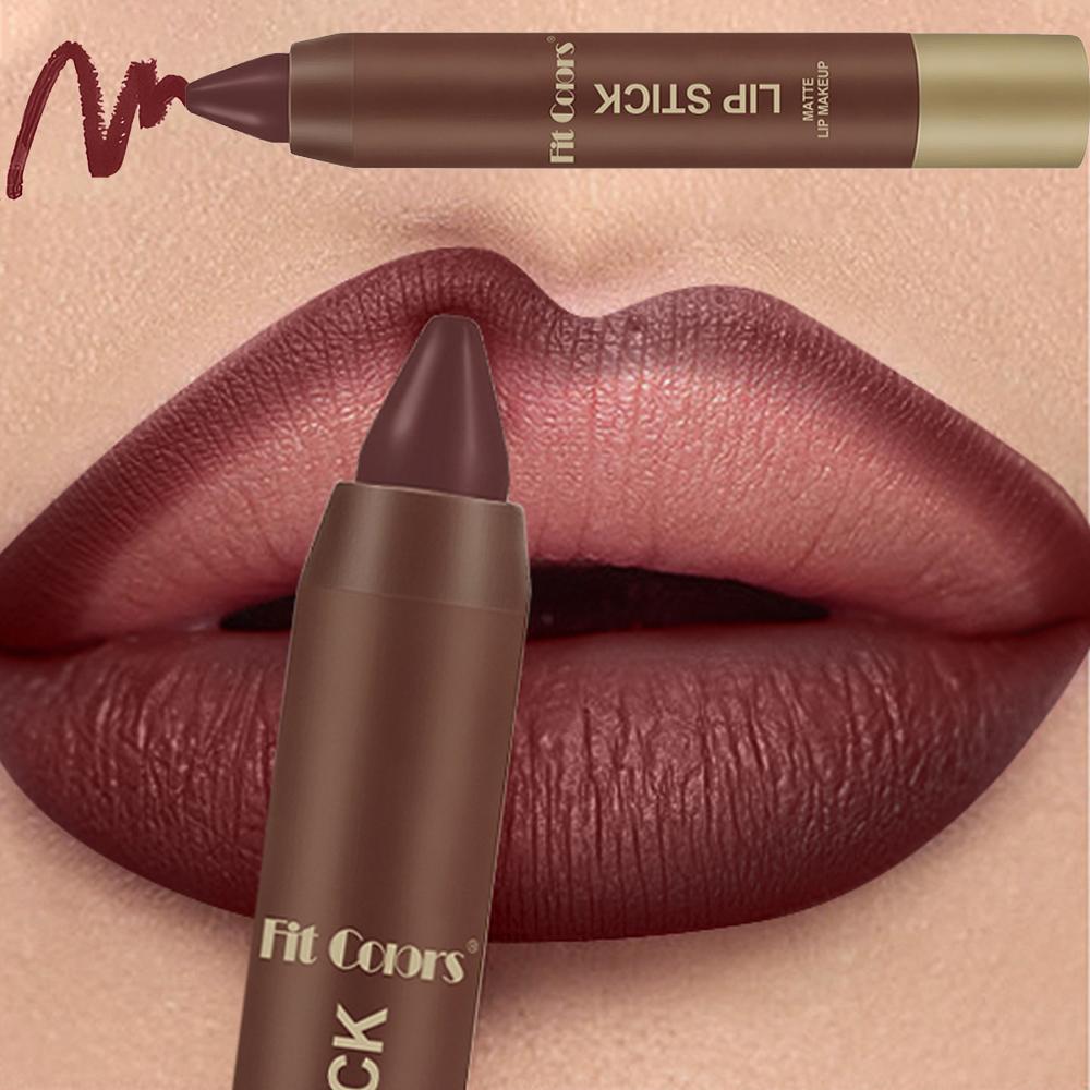 Chocoladekleurige Lippenstift Hydraterend Langhoudend Glad Lip Potlood Verheldert Doffe Huid Dagelijkse Niet-Vervagende Lip Make-up