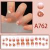 24 teile/schachtel Schnelle Nägel Verschiedene Schmetterling 3D Blumen Einfache Nail art Aufkleber Tragbare DIY Fertige Künstliche Nägel