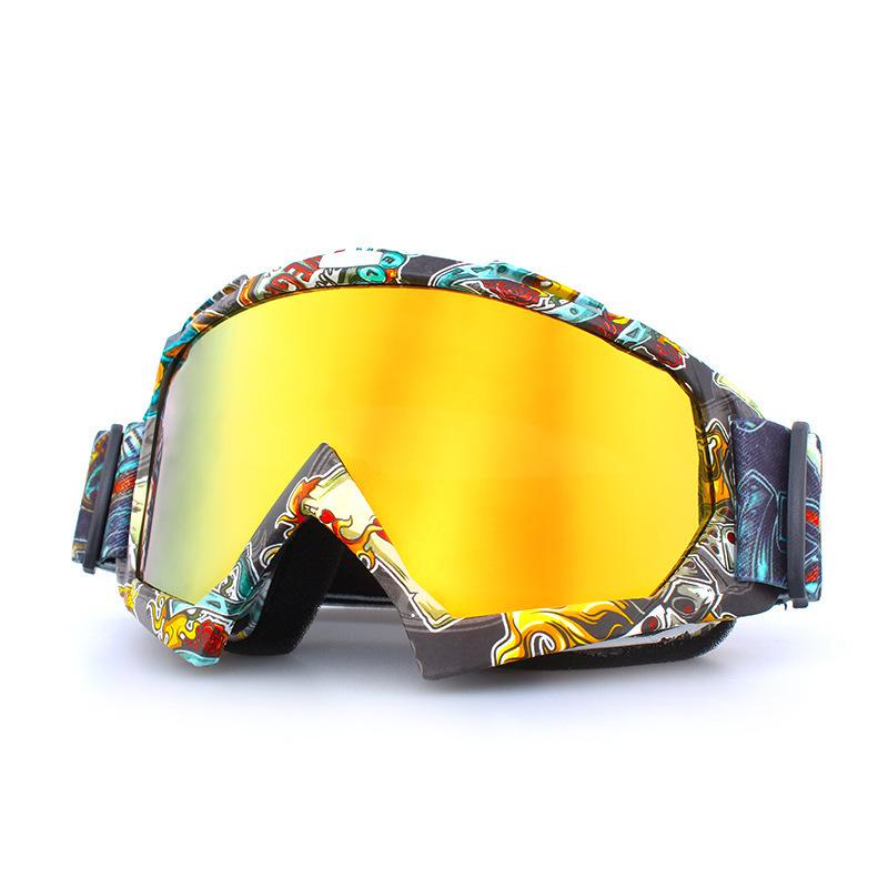 The new ski glasses are unisex, and the off-road motorcycle outdoor ski goggles can be worn.