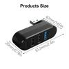 4 Port USB 3.0 2.0 Hub 180° Rotatable USB C High Speed Data Transfer Disk Splitter Drive Adapter For Laptop PC