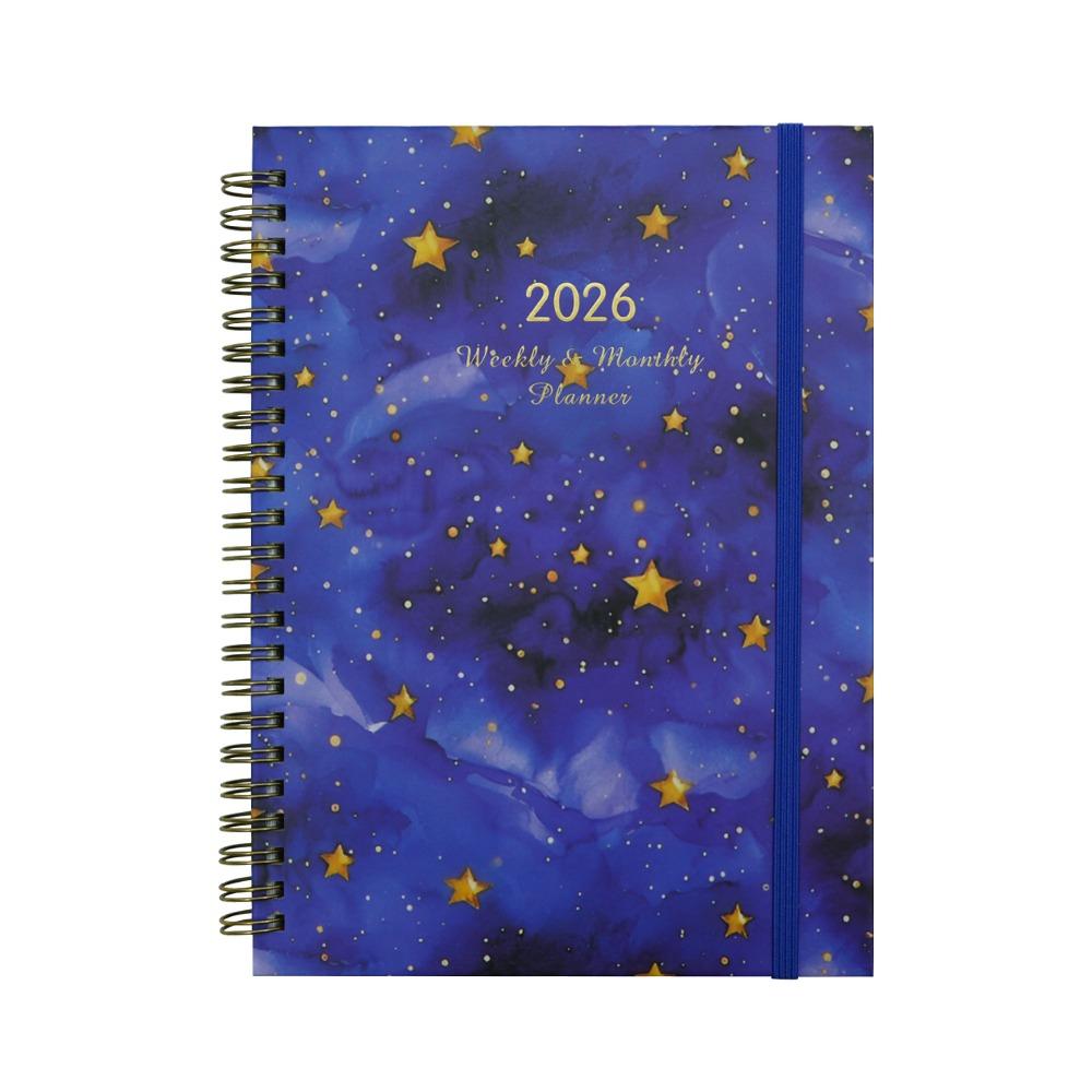 Wear-resistant 2026 Schedule Planner Notepad 12 Months To-do List Notebook  School
