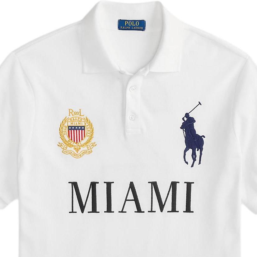 Polo Ralph Lauren Ribbed Mesh Letter Short Sleeve Classic Fit Polo Shirt Men Tops 710977438-001