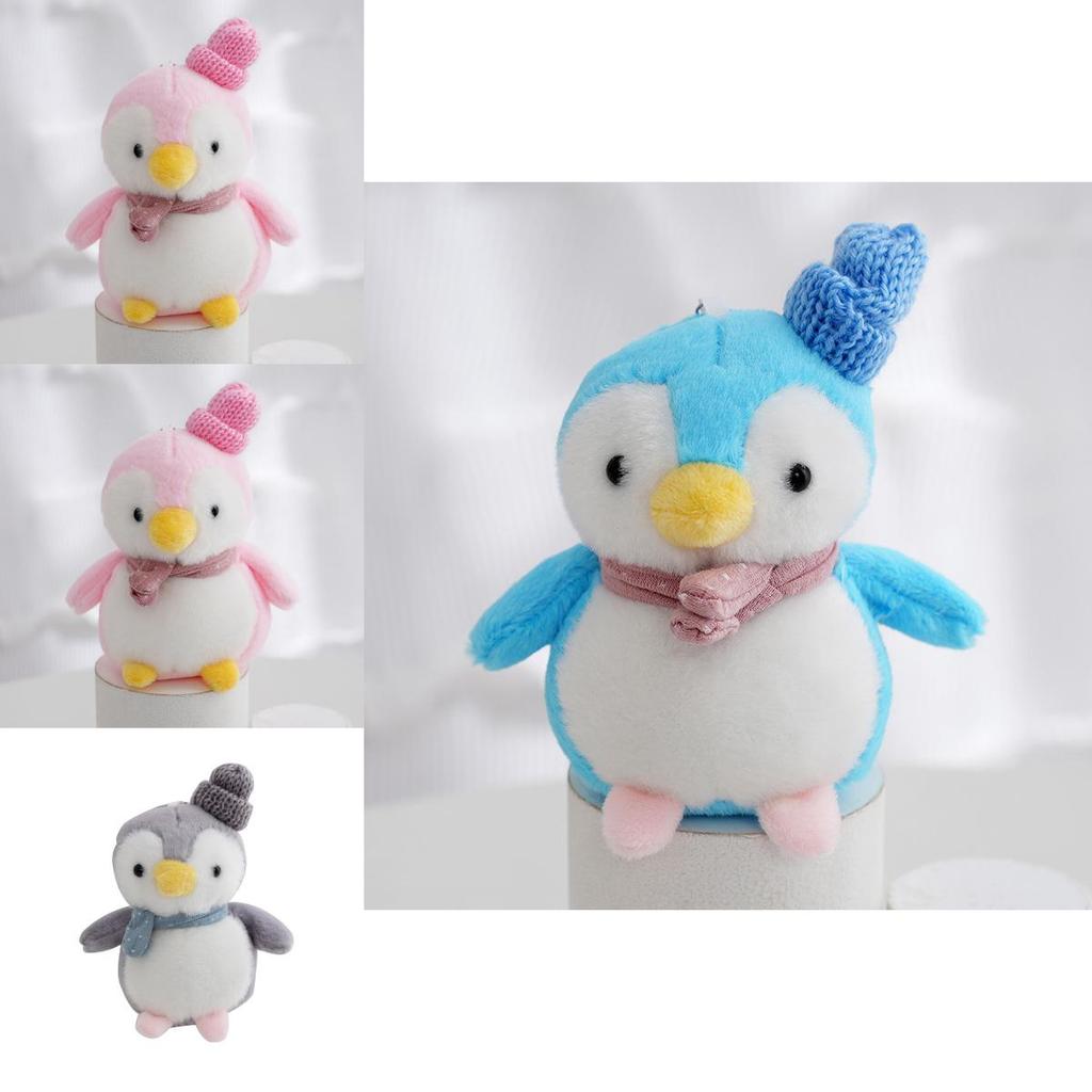 Adorable Plush Penguin Keychain Backpack Accessory Soft Stuffed Animal Toy 12cm