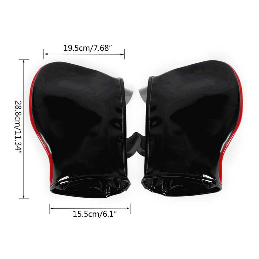 Handlebar Mittens Cold Weather Motorcycles Handlebar Mittens Windproof & Coldproof PU Handle Warmer Covers