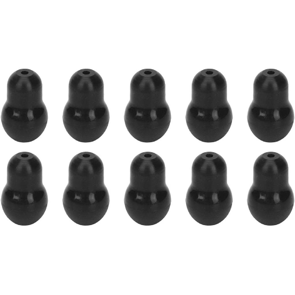 10pcs Stethoscope Ear Tips Universal Replacement 2.5mm Silicone Stethoscope Earplugs for 5mm Ear Hooks