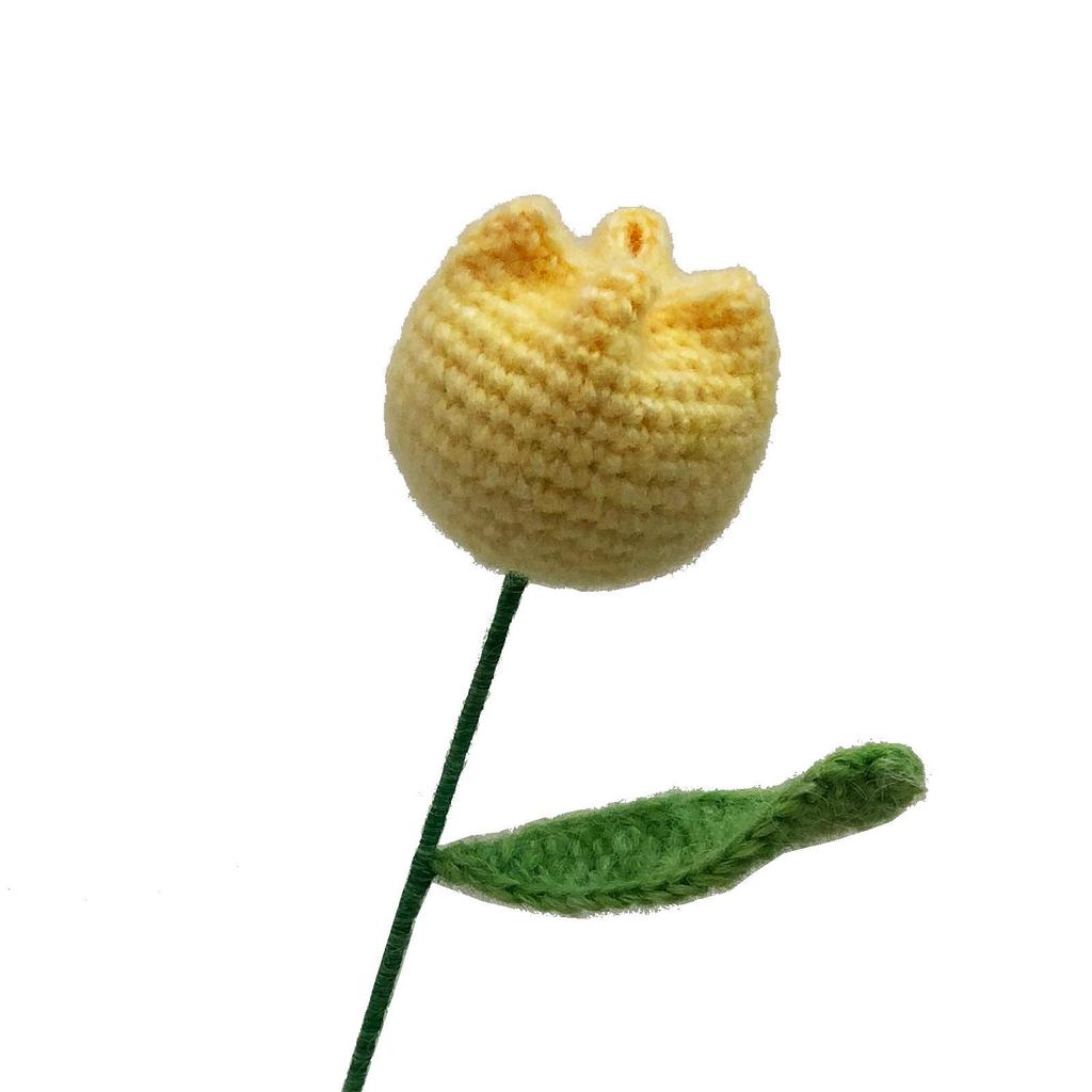 Handmade Crochet Tulip Flower Decoration - Seahorse Line Gift