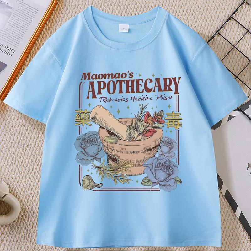 Apothecary Anime TShirt for Unisex WOMEN Funny Graphic T Shirts Summer Cotton Short Sleeve T Shirts Comfortable Unisex Clothes Tops