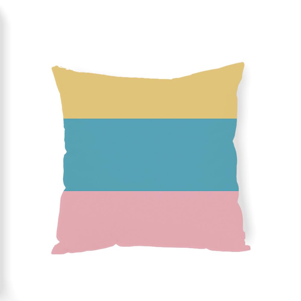 

Pillowcase Geometric Simple New Cross-border Office Waist Ins Cushion 45*45cm