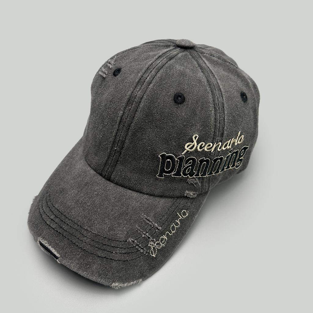 Spring And Summer American Retro Embroidery Side Letter Baseball Cap Men'S And Women'S Sunshade Personality Retro Versatile Cap