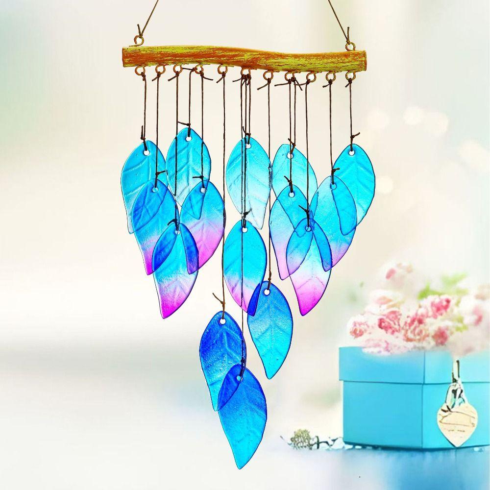 Creative Sun Catcher Novelty Light Collection Pendant Crafts Fish Shaped Wind Chime Blessing