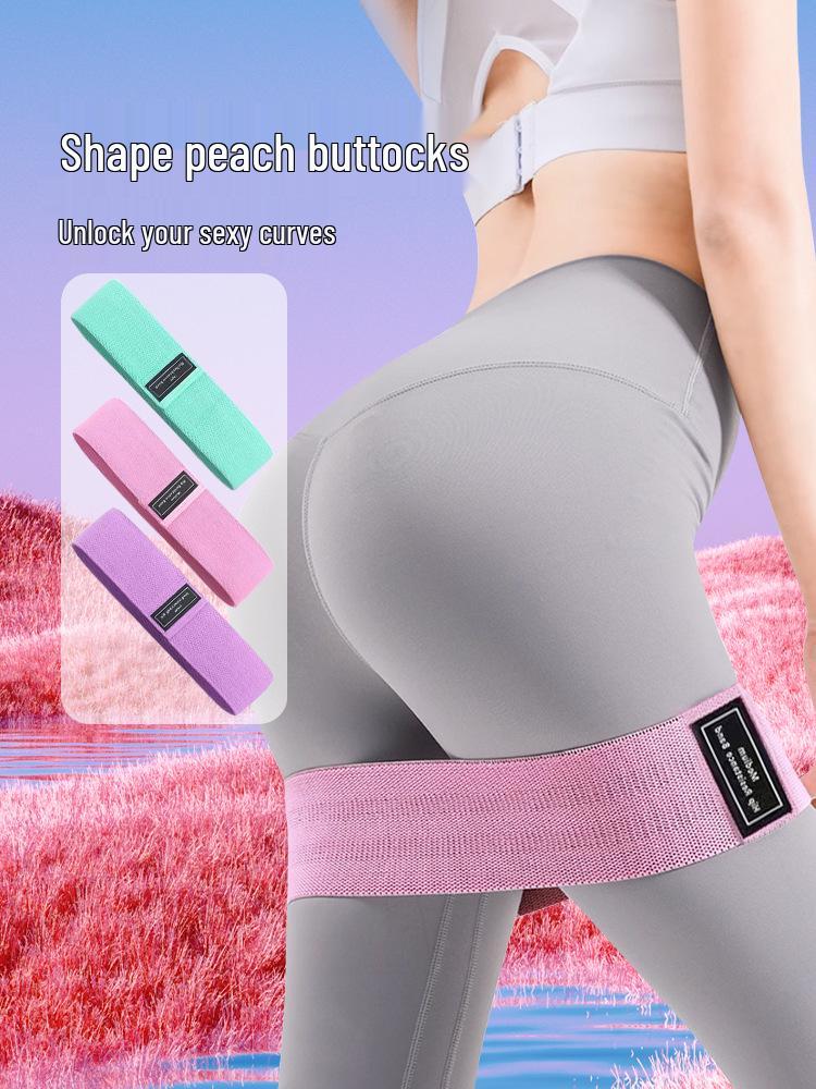 Glute Loop Yoga Resistance Band - Elastic Fitness for Hip, Glute, and Leg Training