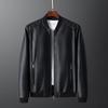 Chaqueta de cuero para hombre, primavera y otoño, nueva versión coreana, tendencia, chaqueta de cuero de marca de moda delgada, chaqueta de béisbol de gran tamaño, ropa para hombre