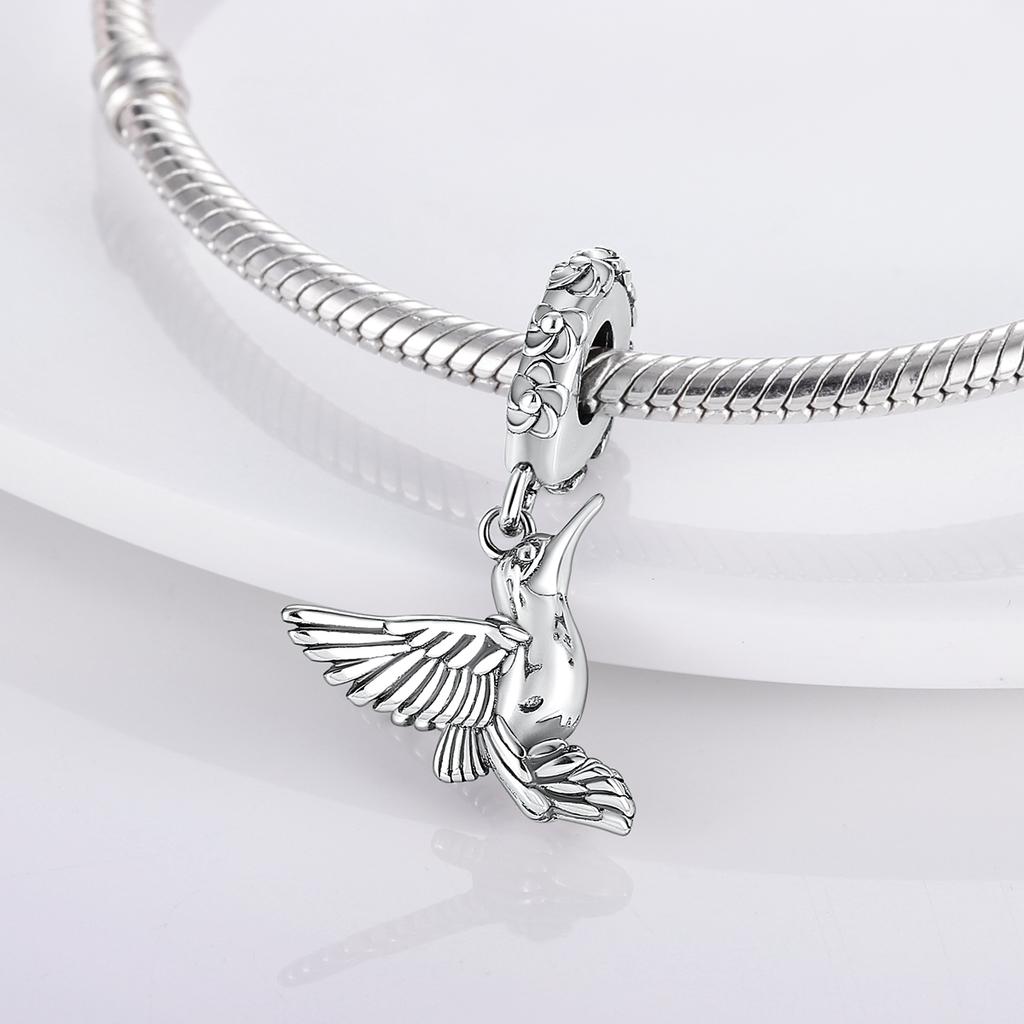 925 Silver Charms Beads Pendant Original Dog Cat Firefly Butterfly Dragonfly For Women Jewelry Making Fashion Accessories