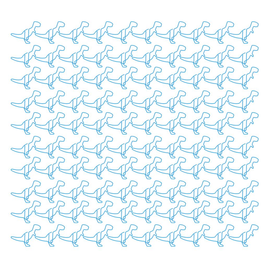 100Pcs Funny Paper Clips Cute Dinosaur Shape Electroplating Process Blue Paper Clips for Offices Home School