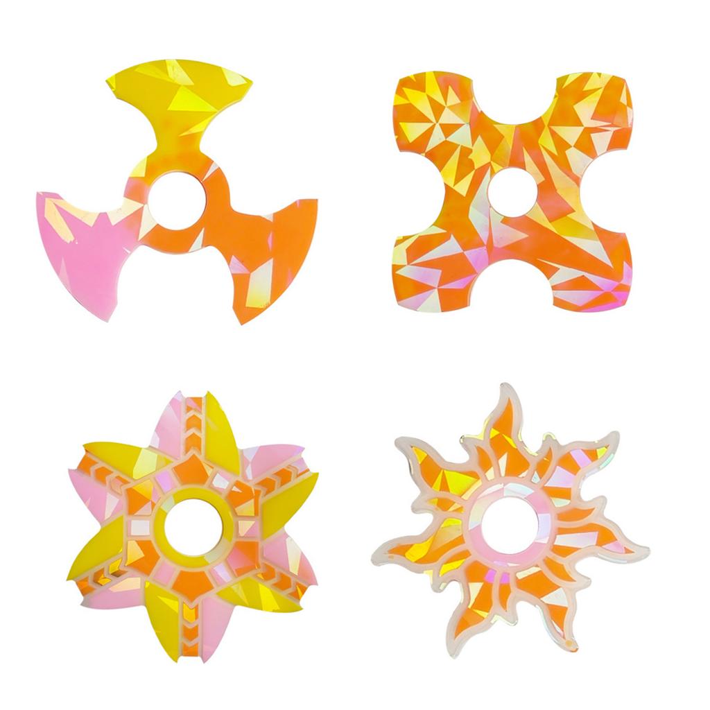 Crystal Holographic Fingertip Gyro Ornament Crafts Silicone Mold Suitable for Epoxy Diy Crafts Jewelry Making Home Decor