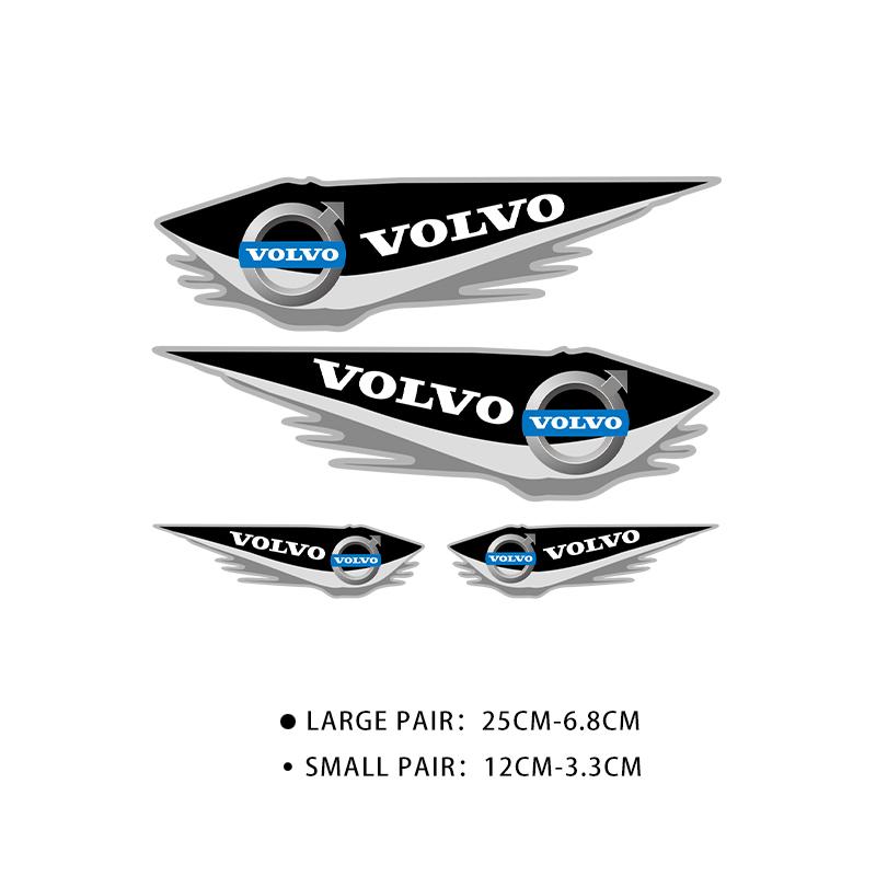 

4Pcs Car Stickers Scratch Blocking Vinyl Decals Decorative For Volvo XC90 V90 V60 XC60 V40 S80 S60 S90 C40 XC40 V70 XC70 C30 C70