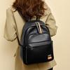 New Women Backpack Backpack For School Teenagers Girls PU Leather Bookbag Fashion Solid Travel Backpack Student Bag